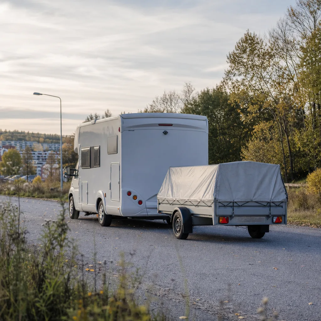 Släpvagnsförsäkring — släp med presenning